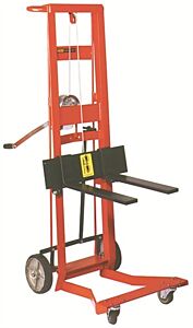 Wesco Wdpl-54-F Four Wheeled Winch Steel Pedalift, 750 Lb. Capacity