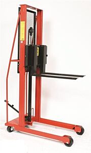 Wesco Esfl-56-30S Economy Straddle Hydraulic Fork Stacker, 1000 Lb. Capacity