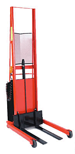 Wesco Pesfl-64-25-Pd Fork Powered Stacker W/ Power Drive System, 1000 Lb. Capacity