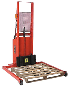 Wesco Pasfl-56-40S-Pd Adjustable Span Straddle Fork Stacker W/ Power Drive System, 1000 Lb. Capacity