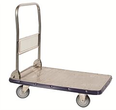 Wesco 270457 Stainless Steel Folding Handle Truck, 440 Lb. Capacity