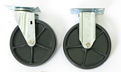 Wesco 272191 6" Polyolefin Casters For Steel Platform Truck, 1600 Lb. Capacity