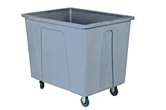 Wesco 27258Gy Grey Plastic Box Truck, 450 Lb. Capacity