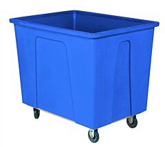 Wesco 124423Bl Blue Plastic Box Truck, 450 Lb. Capacity
