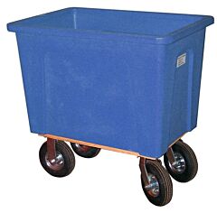 Wesco 124433Bl Blue Plastic Box Truck, 600 Lb. Capacity