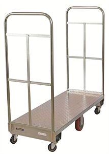 Wesco 273295 Galvanized Steel U-Boat, 1750 Lb. Capacity
