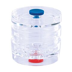 Zefon 37Mmh-2 Housing, Cassette, 37Mm, 2 Pc, Standard Clear Styrene, Box Of 50