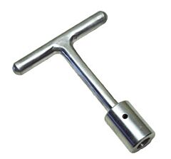 Zefon Za0071 T-Handle, Solid Aluminum, 1/Each