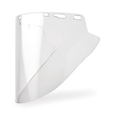 Elvex Fs-18L Clear Shield, 10" X 18.5" X .078", Molded Cylinder Lexan Pc