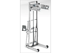 Morse 525Ss-T-114 Vertical-Lift Drum Pourer, 106", Scale Equip W/ Intrinsic Safe Indicator, Air Power Lift, Manual Tilt, 800 Lb. Capacity, Frame Type 304 Stainless Steel