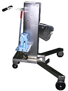 Morse 82H-Ss Drum Lifter/Palletizer, Rimmed Drum, Manual Lift, 1000 Lb. Capacity, Frame Type 304 Stainless Steel, Welds Not Ground Or Polished