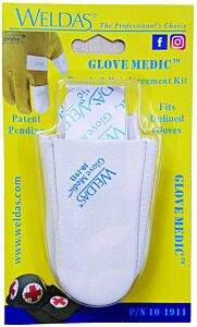 Weldas 10-1911 Glove Medic Repair & Reinforcement Kit, Color: White, 1/Kit