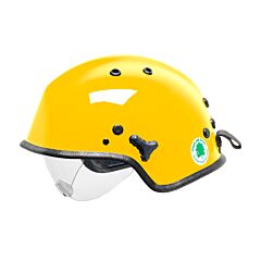 Pip 818-3064 Wr7H Water Rescue Helmet With Retractable Eye Protector, Yellow