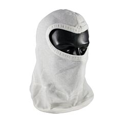 Pip 202-130 Pip Single-Layer Nomex Balaclava With Bib - Slit Eye, White
