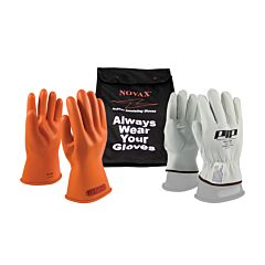 Novax 147-Sk-0/11-Kit Class 0 Electrical Safety Kit, Orange, Size 11