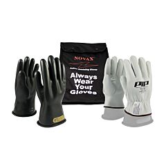 Novax 150-Sk-00/9-Kit Class 00 Electrical Safety Kit, Black, Size 9