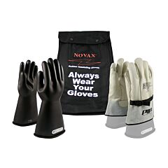 Novax 150-Sk-1/8-Kit Class 1 Electrical Safety Kit, Black, Size 8