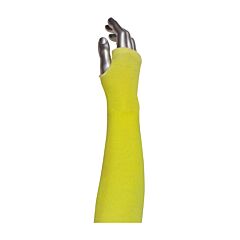 Pip 10-Ks14Sto Kut Gard 2-Ply Kevlar Sleeve With Thumb Hole, Yellow, Size 14St