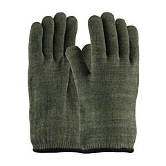 Pip 43-850L Kut Gard Kevlar / Preox Seamless Knit Hot Mill Glove With Cotton Liner - 32 Oz, Green, Size Large