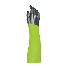 Pip 10-21Hacpny18-Et Kut Gard Single-Ply Acp / Kevlar Blended Sleeve With Smart-Fit And Elastic Thumb, Neon Yellow, Size 18"