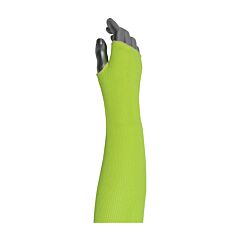 Pip 10-21Hacpny18Th Kut Gard Single-Ply Acp / Kevlar Blended Sleeve With Smart-Fit And Thumb Hole, Neon Yellow, Size 18"
