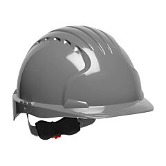 Pip 280-Ev6151-40 Evolution Deluxe 6151 Standard Brim Hard Hat With Hdpe Shell, 6-Point Polyester Suspension And Wheel Ratchet Adjustment, Gray