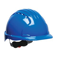 Pip 280-Ev6151-50 Evolution Deluxe 6151 Standard Brim Hard Hat With Hdpe Shell, 6-Point Polyester Suspension And Wheel Ratchet Adjustment, Blue