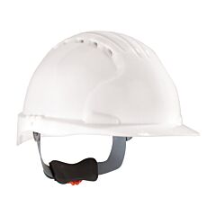Pip 280-Ev6151V-10 Evolution Deluxe 6151 Standard Brim, Vented Hard Hat With Hdpe Shell, 6-Point Polyester Suspension And Wheel Ratchet Adjustment, White