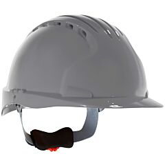 Pip 280-Ev6151V-40 Evolution Deluxe 6151 Standard Brim, Vented Hard Hat With Hdpe Shell, 6-Point Polyester Suspension And Wheel Ratchet Adjustment, Gray