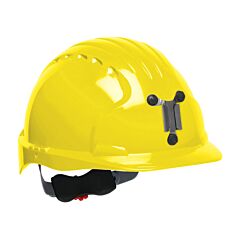 Pip 280-Ev6151M-20 Evolution Deluxe 6151 Standard Brim Mining Hard Hat With Hdpe Shell, 6-Point Polyester Suspension And Wheel Ratchet Adjustment, Yellow