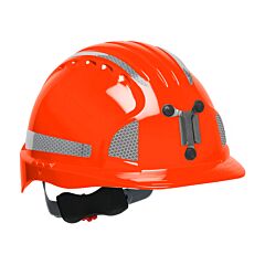Pip 280-Ev6151Mcr2-Or Evolution Deluxe 6151 Standard Brim Mining Hard Hat With Hdpe Shell, 6-Point Polyester Suspension, Wheel Ratchet Adjustment And Cr2 Reflective Kit, Hi-Viz Orange