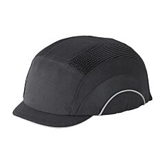 Pip 282-Abm130-11 Hardcap A1+ Baseball Style Bump Cap With Hdpe Protective Liner And Adjustable Back - Micro Brim, Black
