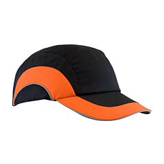 Pip 282-Abr170-18 Hardcap A1+ Baseball Style Bump Cap With Hdpe Protective Liner And Adjustable Back, Hi-Viz Orange