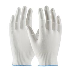 Pip 40-736/L Cleanteam Light Weight Seamless Knit Nylon Clean Environment Glove - Half-Finger, White, Size Large