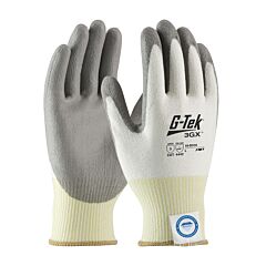 Pip 19-D310/M G-Tek 3Gx Dyneema Diamond, 13G White Shell, Gray Pu Smooth Grip, A3, Pack Of 12 Pairs