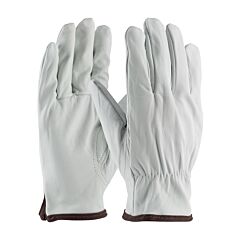 Pip 71-3618/M Premium Grade Top Grain Goatskin Leather Drivers Gloves, Keystone Thumb, Natural, Size Medium