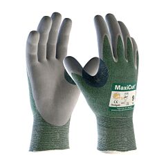 Maxicut® 18-570/S Seamless Knit Engineered Yarn Gloves, Nitrile Coated Microfoam Grip On Palm & Fingers, Size Small