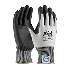 Pip 19-D324/Xl G-Tek 3Gx Dyneema Diamond, 13G White Shell, Black Pu Smooth Grip, A2, Pack Of 12 Pairs