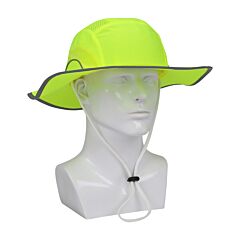 Pip 282-Afb375-Ly Hardcap Hi-Vis Ranger Style Bump Cap With Hdpe Protective Liner, Adjustable Back And Chin Strap, Hi-Viz Yellow