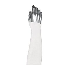 Pip 15-21Priwps18-Et Kut Gard Single-Ply Pritex Blended Sleeve With Antimicrobial Fibers, Smart-Fit And Elastic Thumb, White, Size 18"