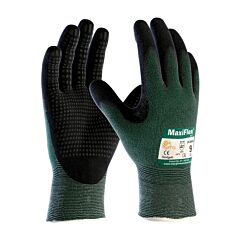 Maxiflex® Cut™ 34-8443/Xxl Seamless Knit Gloves, Nitrile Coated Palm & Fingers, Micro Dot Palm, Touchscreen, Size 2X-Large