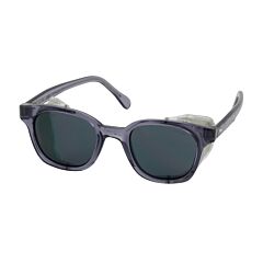Pip 249-5907-401 Traditional Spectacle Full Frame Safety Glasses With Smoke Frame, Gray Lens And Anti-Scratch Coating