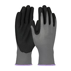 Pip 34-300/Xxl G-Tek Gp, 13G Gray Polyester Shell, Black Nitrile Microsurface Grip, Pack Of 12 Pairs