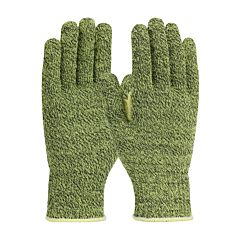 Kut Gard 07-K390/L Seamless Knit Kevlar® Blended Gloves, Heavy-Weight, Green, Size Large
