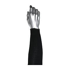 Pip 15-21Pribps18 Kut Gard Single-Ply Pritex Blended Sleeve With Antimicrobial Fibers And Smart-Fit, Black, Size 18