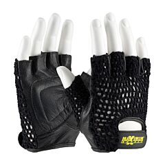 Pip 122-Av14/Xl Lifting Gloves W/ Reinforced Padded Leather Palm, Crocheted Back, 1/Pair