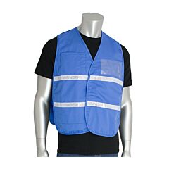 Pip 300-2509/4X-5X Pip Non-Ansi Incident Command Vest - Cotton/Polyester Blend, Light Blue, Size 4X-5X
