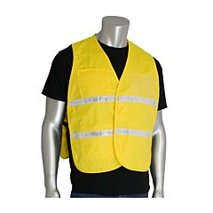 Pip 300-2510/4X-5X Pip Non-Ansi Incident Command Vest - Cotton/Polyester Blend, Yellow, Size 4X-5X