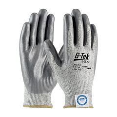 Pip 19-D350/M G-Tek 3Gx Dyneema Diamond, S&P 13G Shell, Gray Nitrile Foam Grip, A2, Pack Of 12 Pairs