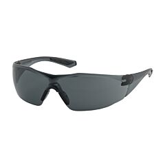 Pip 250-49-0521 Pulse Rimless Safety Glasses With Clear Temple, Gray Lens And Fogless 3Sixty Coating